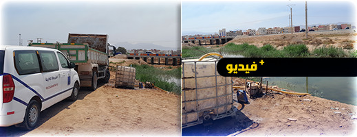 ضبط شاحنة في حالة تلبس بنقل مياه البحر لاستخدامها في بناء الطريق بين الناظور وأركمان ضبط شاحنة في حالة تلبس بنقل مياه البحر لاستخدامها في بناء الطريق بين الناظور وأركمان