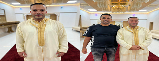 تهنئة لعائلتي ازواغ بمناسبة زفاف "محمد"