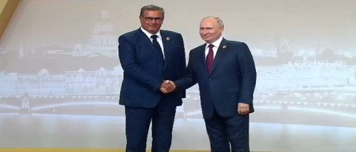 أخنوش من روسيا.. أفريقيا لها الحق في تحديد طبيعة الشراكات الاستراتيجية بما يتوافق مع مصالحها أخنوش من روسيا.. أفريقيا لها الحق في تحديد طبيعة الشراكات الاستراتيجية بما يتوافق مع مصالحها