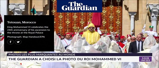 "الغارديان" البريطانية تختار صورة الملك في عيد العرش الأكثر تميزا "الغارديان" البريطانية تختار صورة الملك في عيد العرش الأكثر تميزا