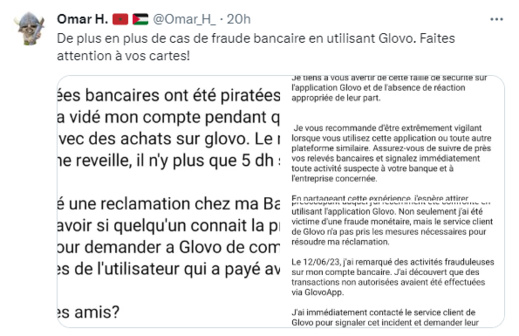مغاربة يشكون اختلاس أموالهم من طرف شركة "غلوفو" مغاربة يشكون اختلاس أموالهم من طرف شركة "غلوفو"