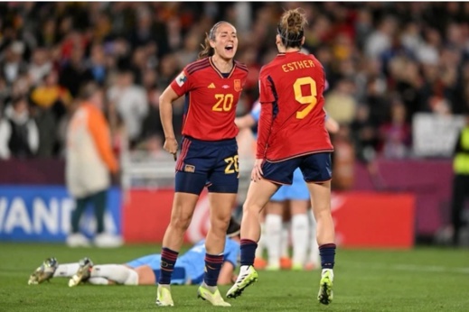 لأول مرة.. المنتخب الإسباني ينال كأس العالم للسيدات بالفوز على إنجلترا لأول مرة.. المنتخب الإسباني ينال كأس العالم للسيدات بالفوز على إنجلترا