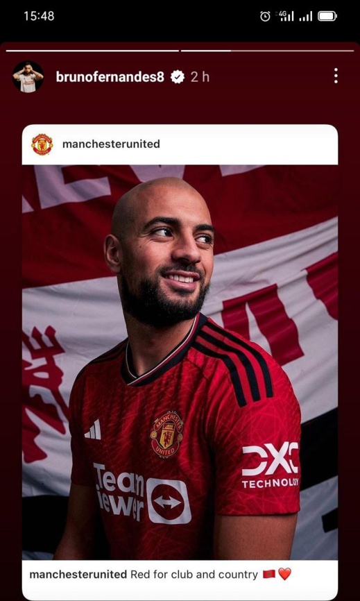 عميد مانشستر يونايتد يرحب بأمرابط بطريقة مميزة عميد مانشستر يونايتد يرحب بأمرابط بطريقة مميزة