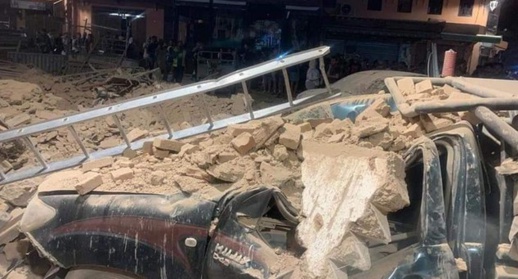 خسائر مادية بسبب الهزة الأرضية التي ضربت عددا من المدن المغربية خسائر مادية بسبب الهزة الأرضية التي ضربت عددا من المدن المغربية