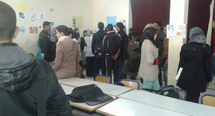 سابقة من نوع خاص معرض الكاريكاتير بثانوية طه حسين التأهيلية بأزغنغان سابقة من نوع خاص معرض الكاريكاتير بثانوية طه حسين التأهيلية بأزغنغان