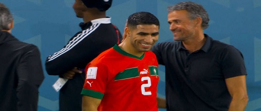 لويس إنريكي.. حكيمي لازال يسخر مني بسبب مباراة المغرب واسبانيا لويس إنريكي.. حكيمي لازال يسخر مني بسبب مباراة المغرب واسبانيا