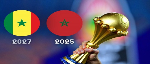 مصدر يكشف حسم المغرب استضافة "كان" 2025 فيما تتقدم السينغال لتنظيم نسخة 2027 مصدر يكشف حسم المغرب استضافة "كان" 2025 فيما تتقدم السينغال لتنظيم نسخة 2027