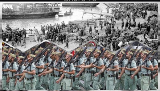 في شواع المدينة المحتلة.. قوات إسبانية تحتفل بذكرى الإنزال العسكري في خليج الحسيمة في شواع المدينة المحتلة.. قوات إسبانية تحتفل بذكرى الإنزال العسكري في خليج الحسيمة