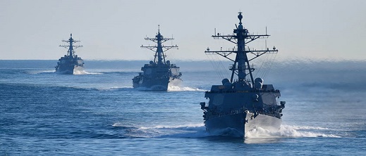 نقل سفن حربية وطائرات عسكرية أميركية لدعم إسرائيل