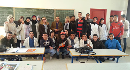 ثانوية المنطقة الصناعية التأهيلية بسلوان العمران تحتفي بالثقافة الكونية ثانوية المنطقة الصناعية التأهيلية بسلوان العمران تحتفي بالثقافة الكونية