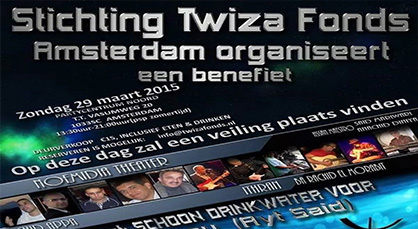 مؤسسة Twiza fonds Amsterdam تنظم حفلا فنيا خيريا وتضامنيا كبيرا بهولندا