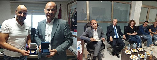 أزواغ يستقبل عمدة أرنهايم الهولندية بمقر جماعة الناظور أزواغ يستقبل عمدة أرنهايم الهولندية بمقر جماعة الناظور