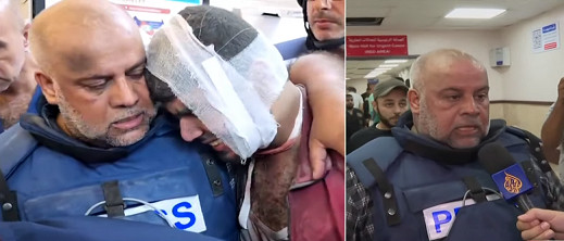 مراسل الجزيرة وائل الدحدوح يفقد زوجته واثنين من أبناءه في قصف إسرائيلي مراسل الجزيرة وائل الدحدوح يفقد زوجته واثنين من أبناءه في قصف إسرائيلي