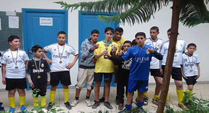 المدرسة الجماعاتية إجطي بتمسمان تنظم أول دوري لكرة القدم لفائدة تلاميذ الابتدائي