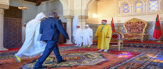 الملك يستقبل عامل الناظور وولاة الادارة الترابية الجدد الملك يستقبل عامل الناظور وولاة الادارة الترابية الجدد