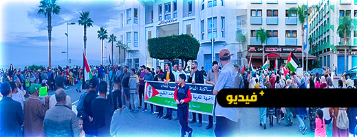 مسيرة احتجاجية في الناظور تنديدا بالعدوان الإسرائيلي على غزة مسيرة احتجاجية في الناظور تنديدا بالعدوان الإسرائيلي على غزة