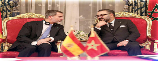 الملك محمد السادس يبعث برقية إلى عاهل إسبانيا الملك محمد السادس يبعث برقية إلى عاهل إسبانيا