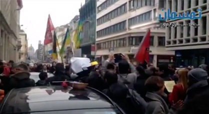 فيديو: مظاهرة ببروكسل للتنديد بتصريحات عنصرية لمسؤول بلجيكي ضد الأمازيغ فيديو: مظاهرة ببروكسل للتنديد بتصريحات عنصرية لمسؤول بلجيكي ضد الأمازيغ