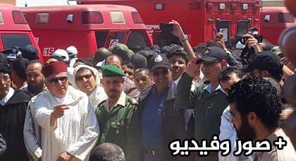 دموع وحزن في وداع ضحايا حادثة طانطان دموع وحزن في وداع ضحايا حادثة طانطان