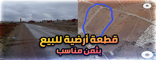 قطعة أرضية مساحتها أزيد من هكتارين للبيع بثمن مناسب قطعة أرضية مساحتها أزيد من هكتارين للبيع بثمن مناسب