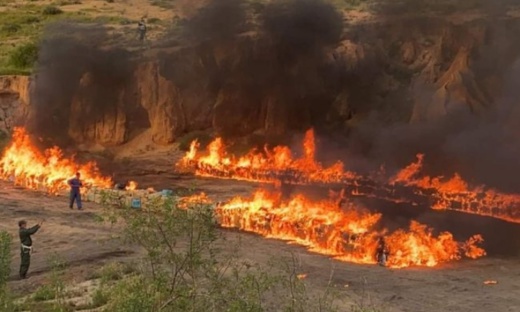 لجنة أمنية وقضائية تشرف على حرق كميات معينة من المخدرات بالناظور لجنة أمنية وقضائية تشرف على حرق كميات معينة من المخدرات بالناظور