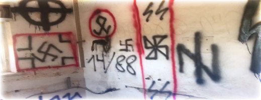الشرطة الفرنسية تعتقل 13 شخاص بسبب رسم رمز النازية الشرطة الفرنسية تعتقل 13 شخاص بسبب رسم رمز النازية