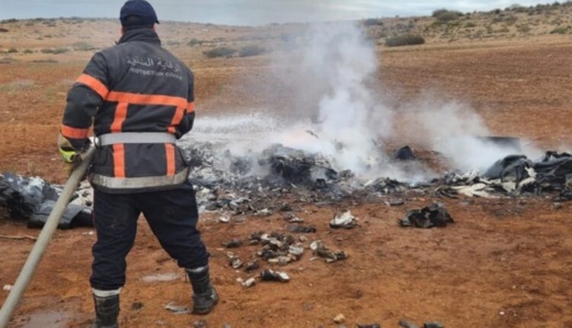 سقوط طائرة محملة بالمخدرات ضواحي الناظور سقوط طائرة محملة بالمخدرات ضواحي الناظور
