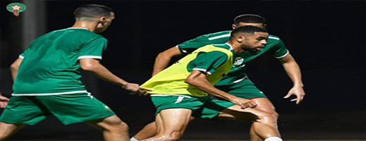الأسود يواصلون تحضيراتهم تأهبا لمقابلة جنوب إفريقيا الثلاثاء الأسود يواصلون تحضيراتهم تأهبا لمقابلة جنوب إفريقيا الثلاثاء