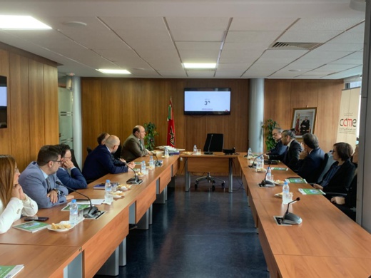 محادثات بين الأمين العالم لمجلس الجالية المغربية بالخارج ورئيس جامعة روما الثالثة لخلق مركز بحوث محادثات بين الأمين العالم لمجلس الجالية المغربية بالخارج ورئيس جامعة روما الثالثة لخلق مركز بحوث