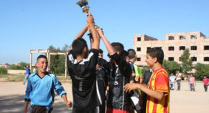 اختتام منافسات دوري كرة القدم المصغرة باعدادية الفرابي بدار الكبداني