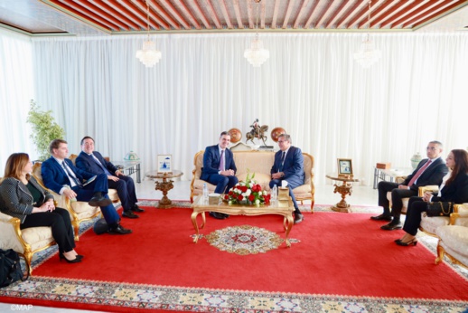 أخنوش يستقبل رئيس وزراء إسبانيا بالرباط أخنوش يستقبل رئيس وزراء إسبانيا بالرباط