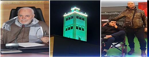 مواطنون يستحسنون تزيين صومعة مسجد حدشات ببفرقوش قبل رمضان 