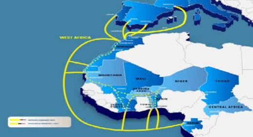 بعد تضرر الكابلات البحرية.. المغرب يبقي دول إفريقيا متصلة بالأنترنت بعد تضرر الكابلات البحرية.. المغرب يبقي دول إفريقيا متصلة بالأنترنت