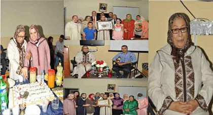 الجمعية الخيرية الإسلامية دار البر بزايو تكرم الأستاذة أمينة لمراني بمناسبة إحالتها على التقاعد الجمعية الخيرية الإسلامية دار البر بزايو تكرم الأستاذة أمينة لمراني بمناسبة إحالتها على التقاعد