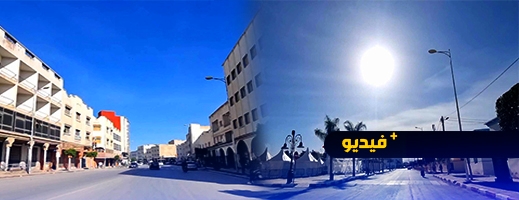 الحرارة المفرطة تخلي شوارع الريف الحرارة المفرطة تخلي شوارع الريف