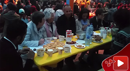 شاهدوا جانبا من أجواء الإفطار الجماعي للجالية المغربية المقيمة ببلجيكا