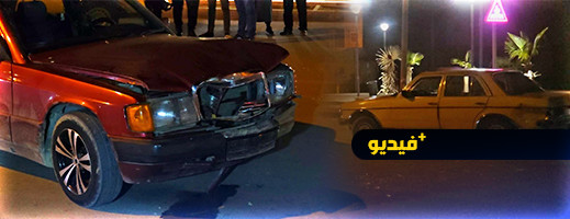 التهور والسرعة يتسببان في حادثة سير وسط مدينة الدريوش التهور والسرعة يتسببان في حادثة سير وسط مدينة الدريوش