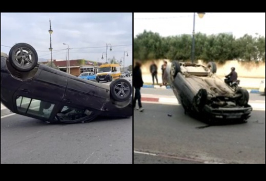 انقلاب سيارة يخلف إصابات على طريق بني بوعياش في الحسيمة انقلاب سيارة يخلف إصابات على طريق بني بوعياش في الحسيمة