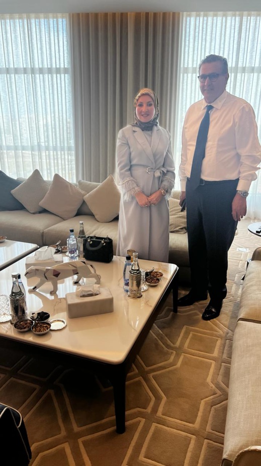 في لقاء بفريدة خينيتي.. رئيس الحكومة أخنوش: المركب الرياضي بالناظور قريبا في لقاء بفريدة خينيتي.. رئيس الحكومة أخنوش: المركب الرياضي بالناظور قريبا