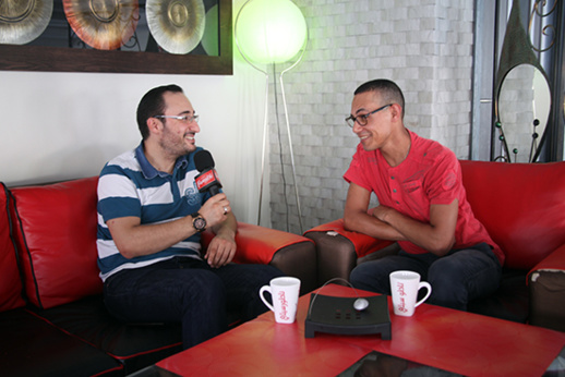 أحمد بوطالب ضيف برنامج "قهوة مع فنان" على ناظورسيتي