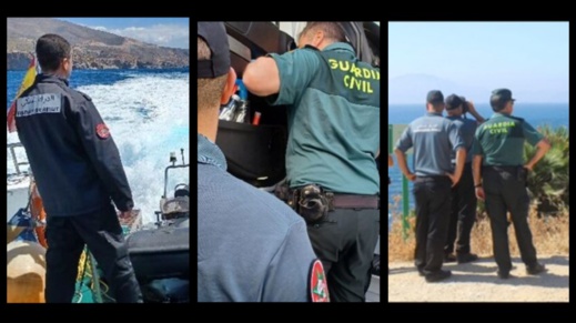 شاهد.. الدرك الملكي المغربي ينفذ حملات أمنية في غرناطة وألميريا بالتعاون مع إسبانيا شاهد.. الدرك الملكي المغربي ينفذ حملات أمنية في غرناطة وألميريا بالتعاون مع إسبانيا