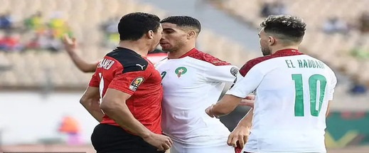 لاعب المنتخب المصري يعترف بتعمده استفزاز حكيمي في كأس أمم أفريقيا