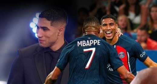 هكذا ودع حكيمي صديقه مبابي بعد رحيله إلى الريال هكذا ودع حكيمي صديقه مبابي بعد رحيله إلى الريال