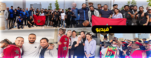 اسقبال باهر للأبطال الألمان المشاركين في التظاهرة العالمية BOXING NIGHT بالناظور اسقبال باهر للأبطال الألمان المشاركين في التظاهرة العالمية BOXING NIGHT بالناظور