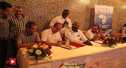 توقيع إتفاقية بروتوكول إحتضان الناظور منافسات البطولة الأفريقية لكرة اليد