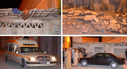 وسط غياب المسؤولين.. انهيار جزء من منزل آيل للسقوط وسط حي سكني بالدريوش وسط غياب المسؤولين.. انهيار جزء من منزل آيل للسقوط وسط حي سكني بالدريوش
