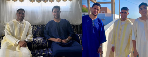 حكيمي والمحمدي يحتفلان بعيد الأضحى في الناظور حكيمي والمحمدي يحتفلان بعيد الأضحى في الناظور