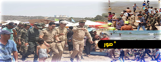 حملة واسعة لتحرير الملك العمومي البحري في مدينة السعيدية حملة واسعة لتحرير الملك العمومي البحري في مدينة السعيدية