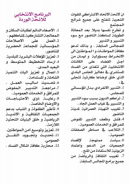 صوتوا على الحسن نابيل وكيل لائحة الإتحاد الإشتراكي للقوات الشعبية بالناظور