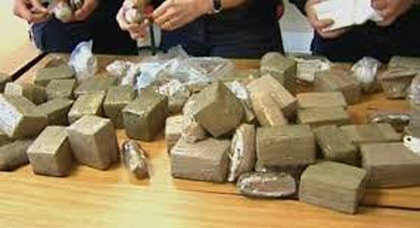 حجز كمية مهمة من المخدرات بأيت سيدال بالناظور حجز كمية مهمة من المخدرات بأيت سيدال بالناظور